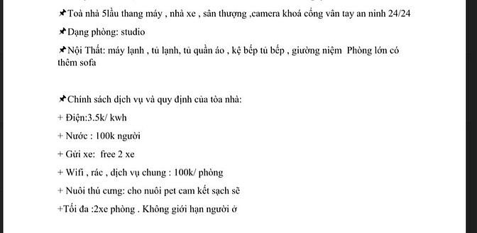 Hình ảnh Phòng Siêu xinh Full NT tại p10,Q.Tân Bình