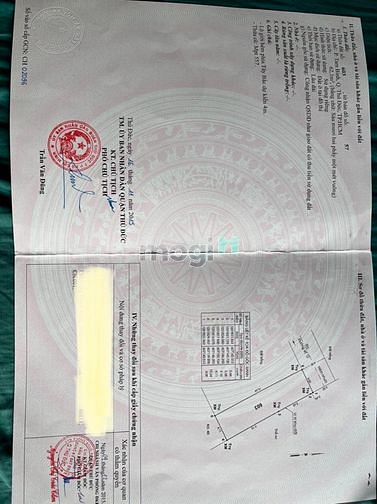 Hình ảnh Bán lô đất hẻm ô tô đường 12, P Tam Bình, TP Thủ Đức.