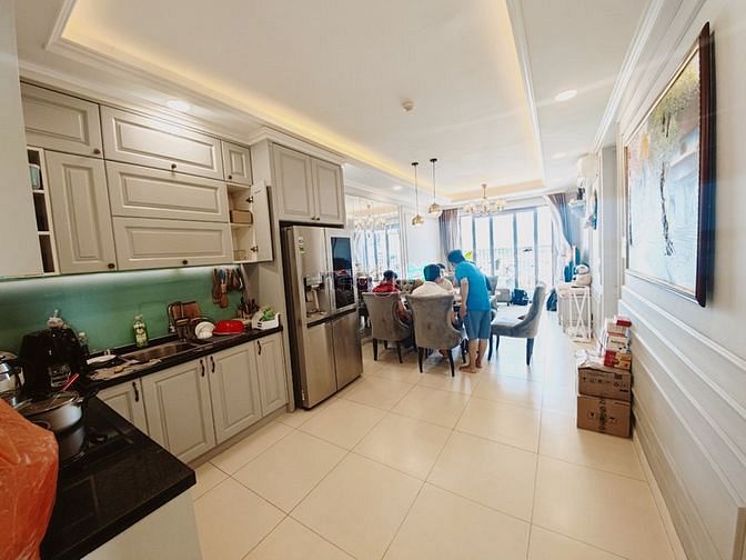 Hình ảnh Căn 3PN, Full nội thất, 2 ban cồng, View Q1 - The Pegasuite, Q8