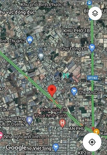 Hình ảnh Bán đất MPTV, P. An Phú, TP. Thuận An, DT:5x38, TC100,8m2, SHR, 6,6tỷ