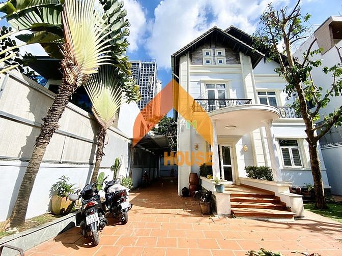 Hình ảnh SOS!Biệt thự trắng thư giãn Thảo Điền 500m2 mát lắm ự