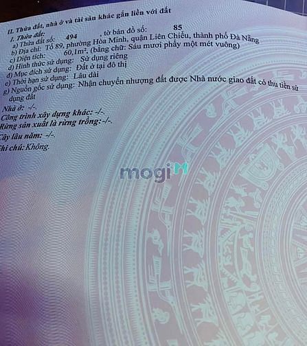Hình ảnh Bán đất đẹp giá rẻ kiệt 3m TÔ Hiệu