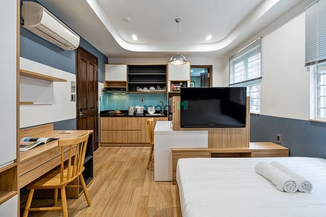 Hình ảnh Căn Hộ Dịch Vụ Cao Cấp Quận 1, Full Nội Thất, Bao Phí