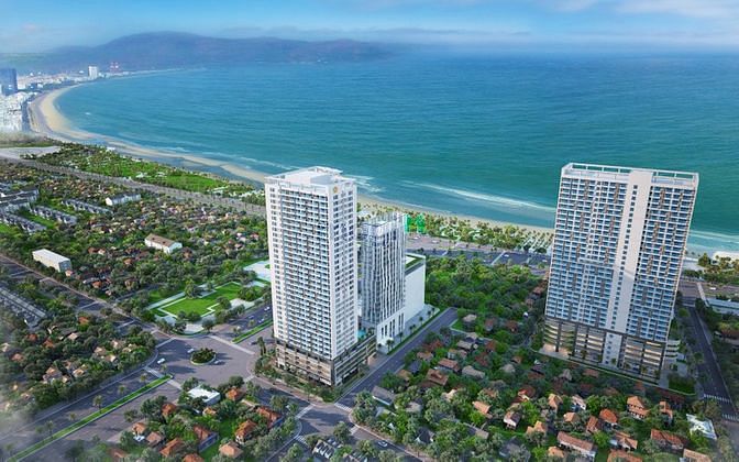 Hình ảnh Chung cư Quy Nhơn Melody sát biển - Căn góc 2PN view Biển