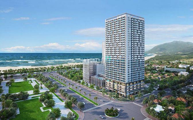 Hình ảnh Chung cư Quy Nhơn Melody sát biển - Căn góc 2PN view Biển