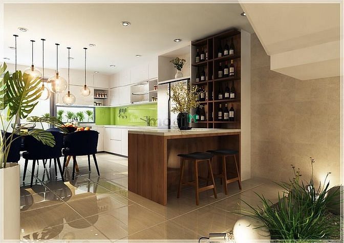 Hình ảnh Bán nhà hẻm xe hơi 6m 1 trục Nguyễn Thượng Hiền , 4.4 x 18 ,trệt 3 lầu