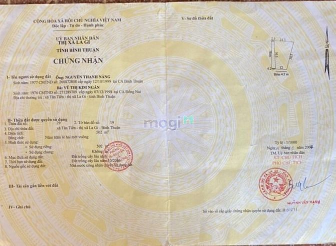 Hình ảnh Bán đất nghỉ dưỡng Tân Tiến Lagi Bình Thuận