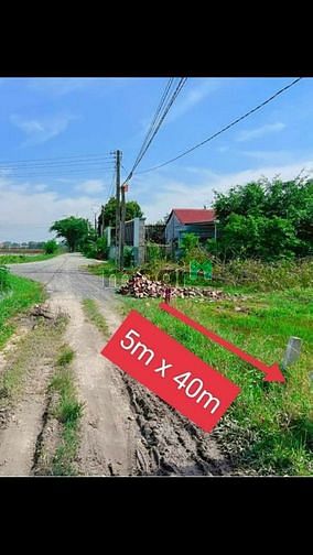 Hình ảnh Cần Bán Nhanh Đất 5x40m Hòa Khánh Đông- Đức Hòa L.An Giá 1.1 Tỷ SHR