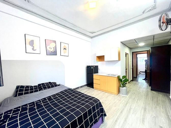 Hình ảnh CHDV full nội thất có cửa sổ lớn thoáng mát