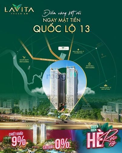 Hình ảnh Căn 2PN Lavita Thuận An giá từ 30-35tr/m2