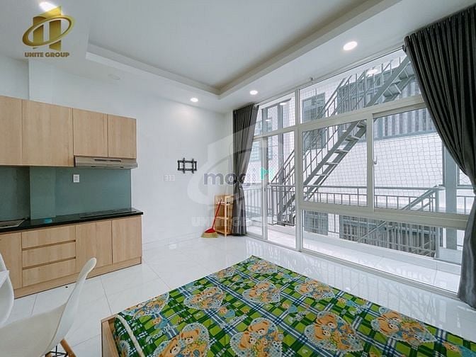 Hình ảnh Studio Ban Công Full Nội Thất Máy Giặt Riêng, KDC Bông Sao