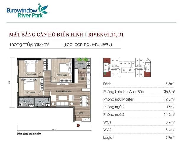 Hình ảnh Chỉ từ 610tr Eurowindow River Park, Chiết khấu 12%