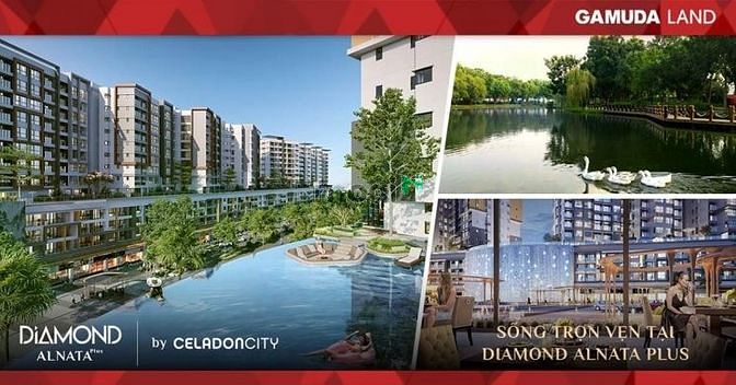 Hình ảnh 2PN Diamond Alnata view đẹp Condo Villa chỉ 4 tỷ 4 bao sổ