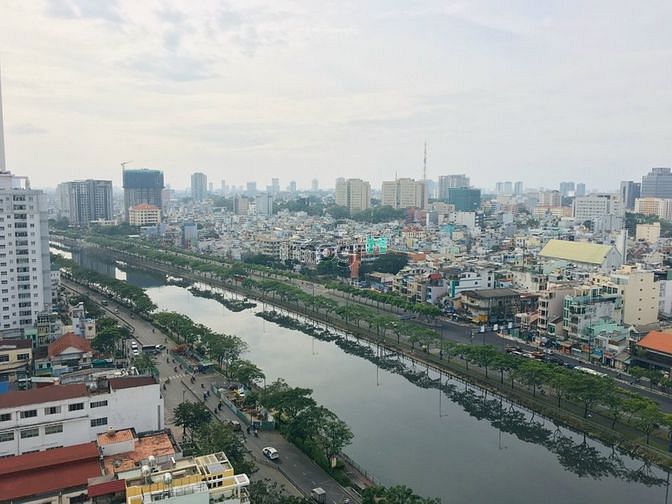 Hình ảnh Cho thuê 3PN 89m2 Grand Riverside Quận 4 nội thất full giá 17 triệu
