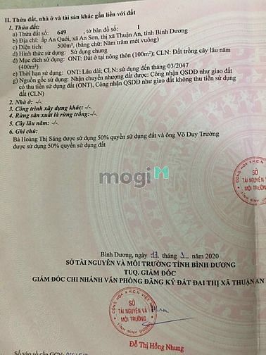 Hình ảnh Cần bán đất đường An Sơn 32, Thuận An Bình Dương  Diện Tích 15x33