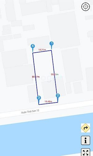 Hình ảnh Bán đất mặt tiền đường Xuân Thới Sơn 12, xã Xuân Thới Sơn, Hóc Môn