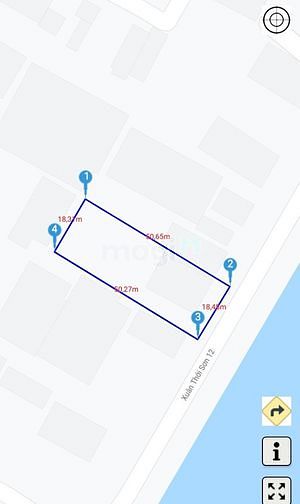 Hình ảnh Bán đất mặt tiền đường Xuân Thới Sơn 12, xã Xuân Thới Sơn, Hóc Môn