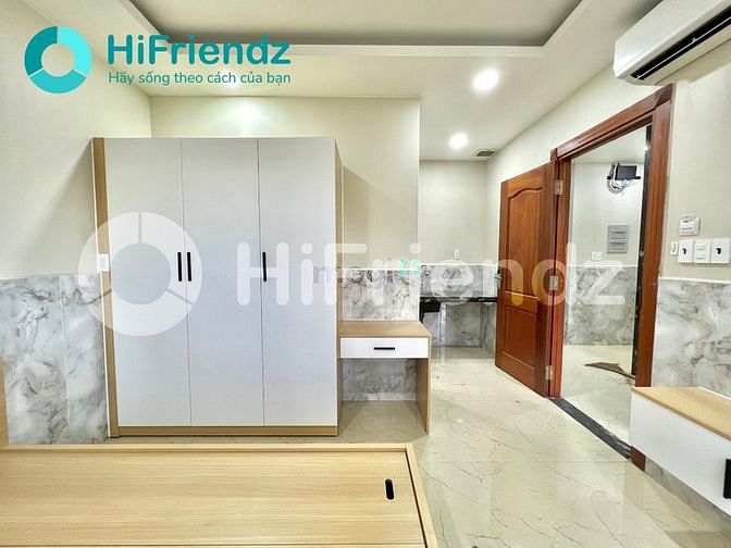 Hình ảnh CHDV full nội thất ban công cửa sổ lớn gần CV Phần Mềm - Quang Trung