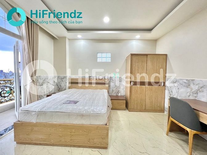 Hình ảnh CHDV full nội thất ban công cửa sổ lớn gần CV Phần Mềm - Quang Trung