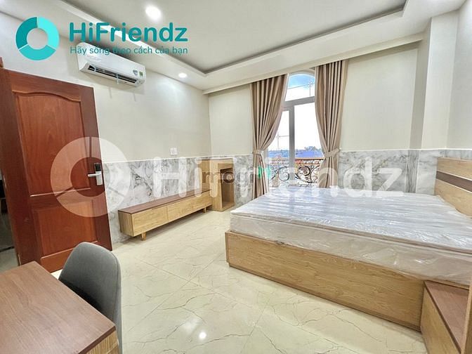 Hình ảnh CHDV full nội thất ban công cửa sổ lớn gần CV Phần Mềm - Quang Trung