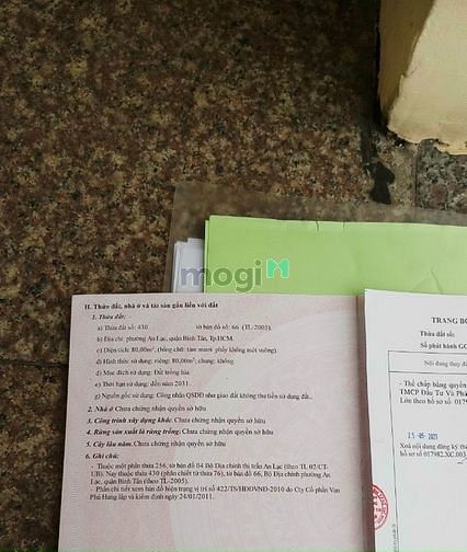 Hình ảnh Cần bán lô đất 2 mặt tiền hẻm ô tô, Phường An Lạc, quận Bình Tân