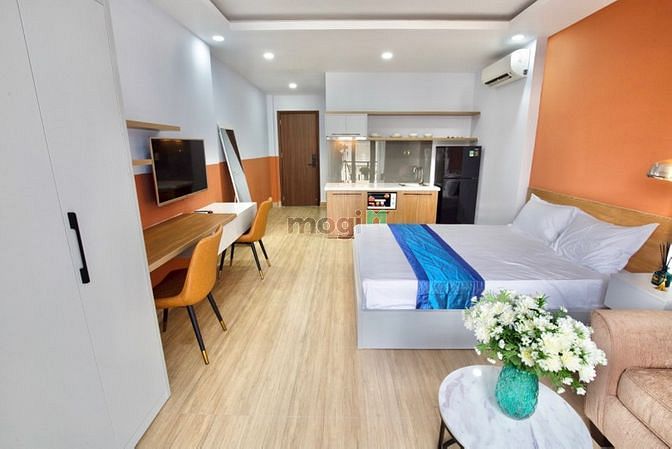 Hình ảnh Cho thuê studio ban công full nội thất mới tinh quận 1