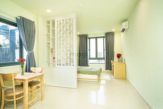 Hình ảnh Phòng full nội thất có cửa sổ gần Cầu Nguyễn Văn Cừ