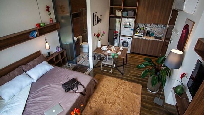 Hình ảnh Studio nội thất cao cấp - ban công lớn - trống 1 phòng