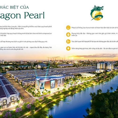 Hình ảnh Bán Đất nền dự án Dragon Pearl Đức Hòa Long An