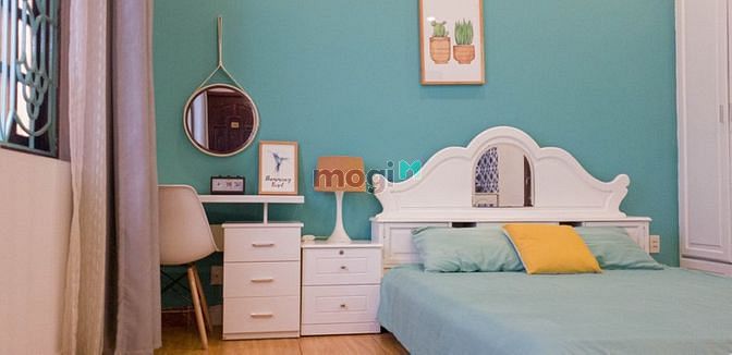 Hình ảnh Studio tone xanh gần Takashimaya, chợ Bến Thành, phố đi bộ