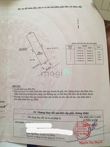 Hình ảnh Chính Chủ bán đất hẻm xe hơi 8m