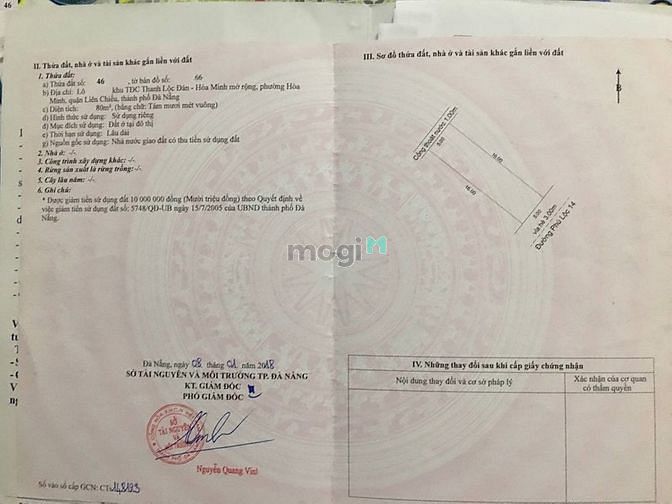Hình ảnh Bán đất Phú Lộc 14.DT 80m giá 3,5 tỷ.hướng ĐN