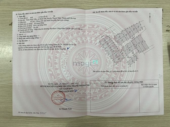 Hình ảnh Bán đất lô góc Phúc Tiến, Thạch Thất gần KCN Hoà Lạc