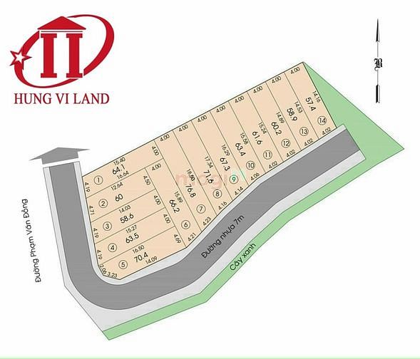 Hình ảnh CTY Hùng Vĩ Land Bán 3 Lô Đất Dự Án Hẻm 1282 Phạm Văn Đồng, Linh Tây,