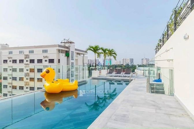 Hình ảnh Căn Hộ Dịch Vụ 1PN Mới Khai Trương Có Hồ Bơi