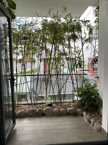 Hình ảnh CHDV STUDIO có balcony thoáng mát thiết kế gần gũi với thiên nhiên