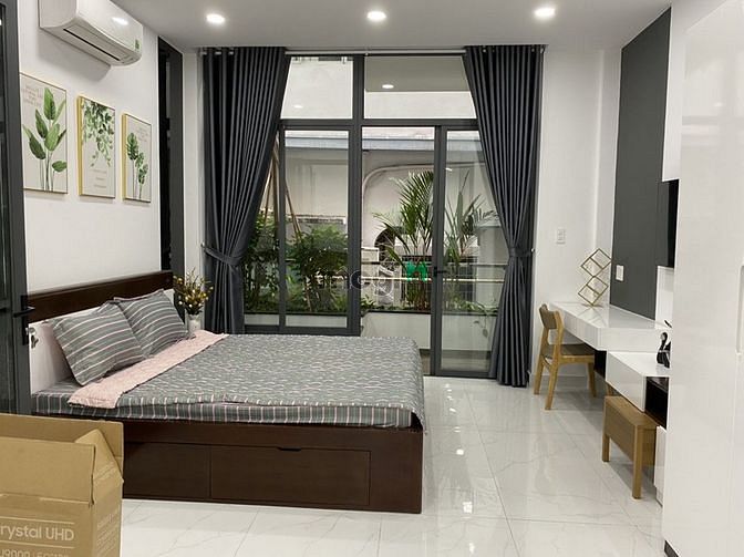Hình ảnh CHDV STUDIO có balcony thoáng mát thiết kế gần gũi với thiên nhiên