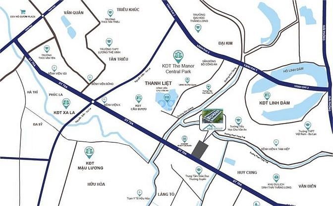 Hình ảnh bán lô góc vườn hoa dự án HDB Phan Trọng Tuệ Thanh Trì 81m giá 75tr/m