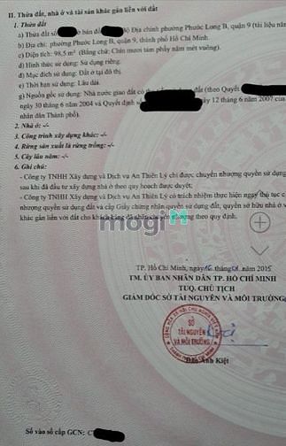 Hình ảnh Bể Nợ Bán Gấp Lô Đất Ở Phước Long B, Quận 9, SHR.