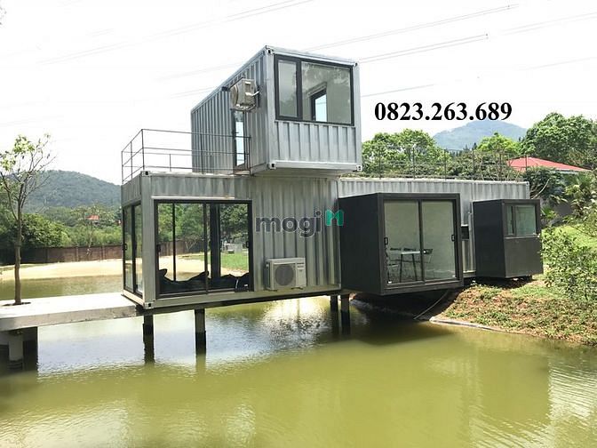 Hình ảnh Container thi công làm văn phòng, nhà ở