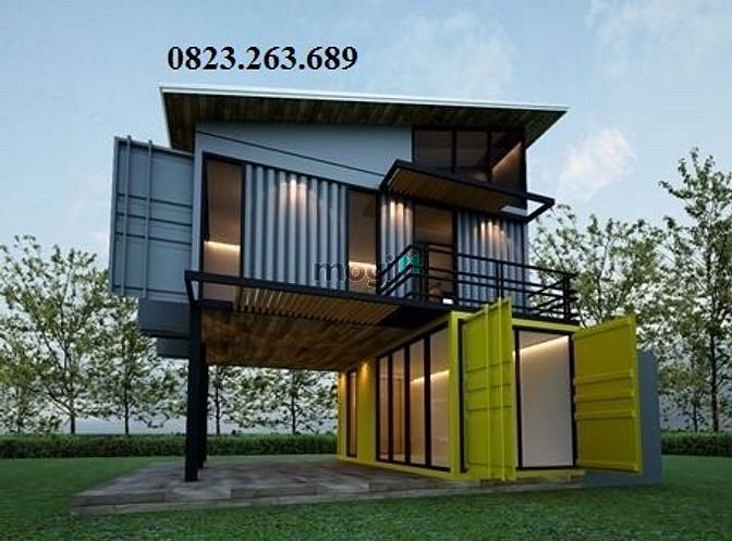 Hình ảnh Container thi công làm văn phòng, nhà ở