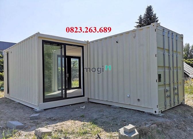 Hình ảnh Container thi công làm văn phòng, nhà ở