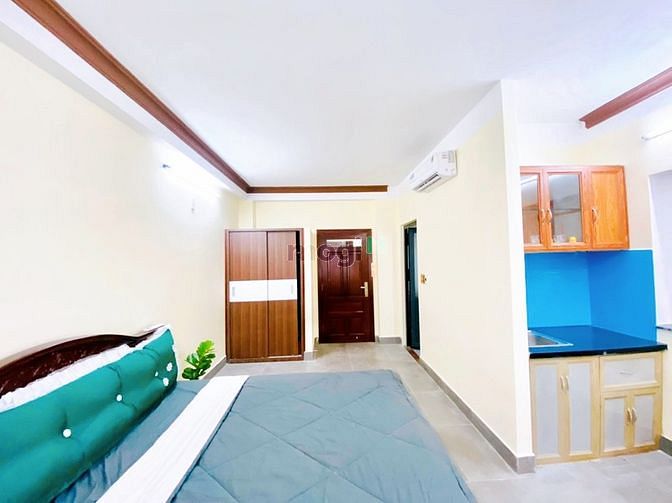Hình ảnh Căn Hộ Quận 3 mới Ngay Trường Sa có cửa sổ full nội thất