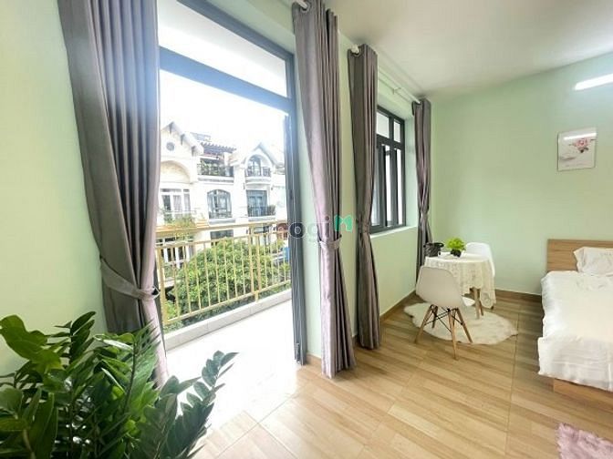 Hình ảnh Phòng studio full nội thất ban công