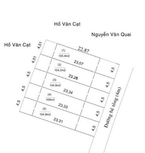 Hình ảnh Bán đất MT bê tông, P.Tân An, TP.TDM, DT:4.5x23, TC60m2, SHR, 1,450 tỷ