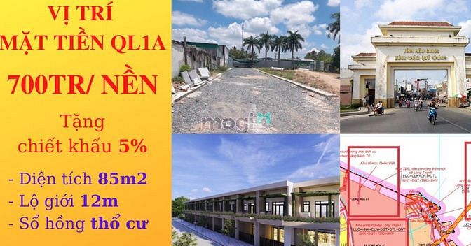 Hình ảnh Bán nền Khu Đô Thị Mới Long Thạnh 90m2 full thổ