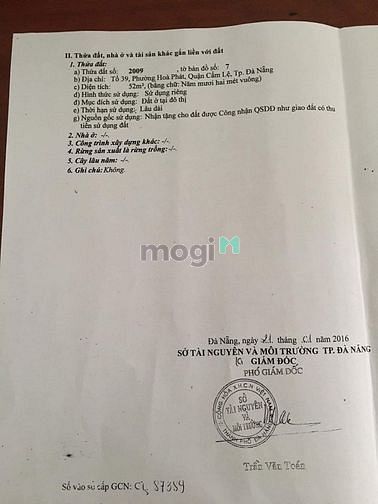 Hình ảnh Bán đất kiệt oto đậu 500 Tôn Đản