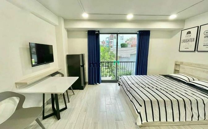 Hình ảnh CHDV dạng Studio ban công, nội thất sang trọng, view cây xanh Q3