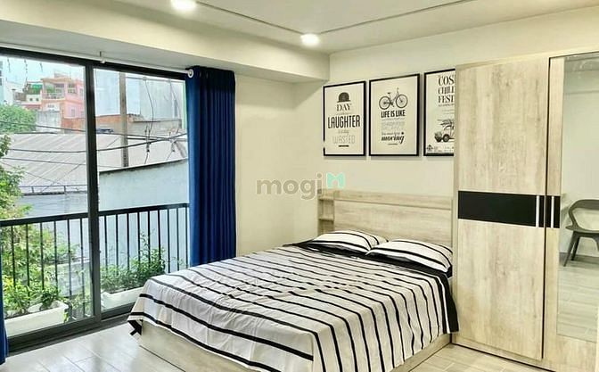 Hình ảnh CHDV dạng Studio ban công, nội thất sang trọng, view cây xanh Q3