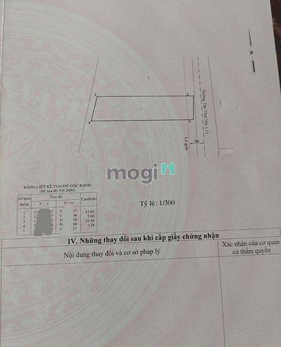 Hình ảnh Bán Đất Sổ Hồng Riêng Đường Tân Thới Nhì 1 Hóc Môn